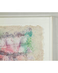 Ethereal Leanne Weissler Abstract Painting in Lucite Box Frame, Pastel Hues-6. Asian & Chinese Furniture, Art, Antiques, Vintage Home Décor for sale at FEA Home