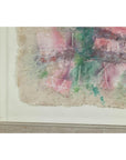 Ethereal Leanne Weissler Abstract Painting in Lucite Box Frame, Pastel Hues-8. Asian & Chinese Furniture, Art, Antiques, Vintage Home Décor for sale at FEA Home