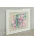 Ethereal Leanne Weissler Abstract Painting in Lucite Box Frame, Pastel Hues-11. Asian & Chinese Furniture, Art, Antiques, Vintage Home Décor for sale at FEA Home