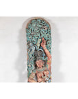 Antique Carved Wood Sculpture of Parvati with Vibrant Polychrome-3. Asian & Chinese Furniture, Art, Antiques, Vintage Home Décor for sale at FEA Home