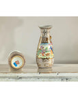 Pair of Vintage Small Porcelain Vases with Hand-Painted Pastoral Scenes-15. Asian & Chinese Furniture, Art, Antiques, Vintage Home Décor for sale at FEA Home