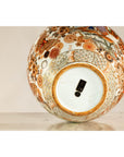 Early 20th-Century Kutani-Style Porcelain Vase with Scenic and Floral Designs