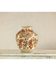 Early 20th-Century Kutani-Style Porcelain Vase with Scenic and Floral Designs