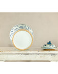 Qing Dynasty Blue and White Porcelain Dragon Jar with Lid and Foo Dog Finial