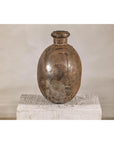 Antique Metal Surahi Decorative Water Vessel, Early 20th Century