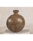 Antique Metal Surahi Decorative Water Vessel, Early 20th Century