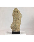 Greco Roman Inspired Classical Bronze Torso Sculpture with Verdigris Patina