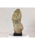 Greco Roman Inspired Classical Bronze Torso Sculpture with Verdigris Patina