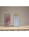 Quadrangular Flambé Vases Inspired by Neolithic Ritual Cong Objects, Sold Each