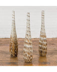 Three Slender Vases with Brown & White Drip, Sold Each-5. Asian & Chinese Furniture, Art, Antiques, Vintage Home Décor for sale at FEA Home