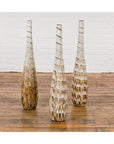 Three Slender Vases with Brown & White Drip, Sold Each-20. Asian & Chinese Furniture, Art, Antiques, Vintage Home Décor for sale at FEA Home