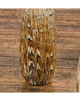 Three Slender Vases with Brown & White Drip, Sold Each-12. Asian & Chinese Furniture, Art, Antiques, Vintage Home Décor for sale at FEA Home