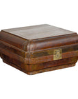 Qing Dynasty Hinged Box with Brass Hardware