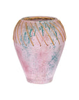Hand-Crafted American Artists Collection Pink Pastel Vase with Weaving-15. Asian & Chinese Furniture, Art, Antiques, Vintage Home Décor for sale at FEA Home