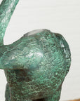 Pair of Dark Green Bronze Crane Fountain Statues-9. Asian & Chinese Furniture, Art, Antiques, Vintage Home Décor for sale at FEA Home