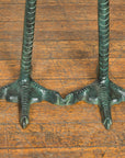 Pair of Dark Green Bronze Crane Fountain Statues-12. Asian & Chinese Furniture, Art, Antiques, Vintage Home Décor for sale at FEA Home