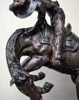 "Rattlesnake" Frederic Remington Bronze Tabletop Statue