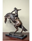 "Bronco Buster" Frederic Remington Bronze Tabletop Statue
