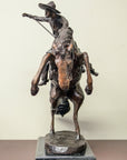 "Bronco Buster" Frederic Remington Bronze Tabletop Statue
