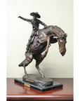 "Bronco Buster" Frederic Remington Bronze Tabletop Statue