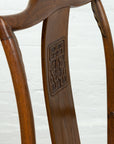 Pair of Elmwood Scholar Armchairs with Rattan Seats, SKU , image 15