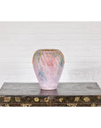 Hand-Crafted American Artists Collection Pink Pastel Vase with Weaving-10. Asian & Chinese Furniture, Art, Antiques, Vintage Home Décor for sale at FEA Home
