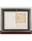 Framed 1780s Revolutionary War Bond, State of Connecticut-13. Asian & Chinese Furniture, Art, Antiques, Vintage Home Décor for sale at FEA Home