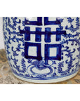 Near Pair of Porcelain Blue and White Ginger Jars-13. Asian & Chinese Furniture, Art, Antiques, Vintage Home Décor for sale at FEA Home