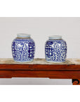 Near Pair of Porcelain Blue and White Ginger Jars-16. Asian & Chinese Furniture, Art, Antiques, Vintage Home Décor for sale at FEA Home
