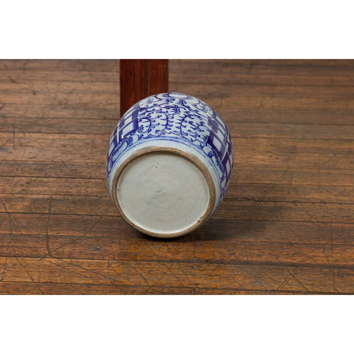 Near Pair of Porcelain Blue and White Ginger Jars-19. Asian & Chinese Furniture, Art, Antiques, Vintage Home Décor for sale at FEA Home