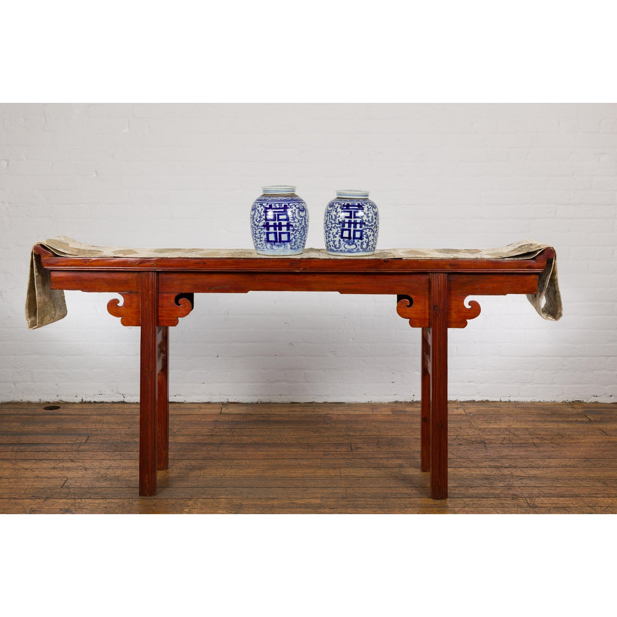 Near Pair of Porcelain Blue and White Ginger Jars-3. Asian & Chinese Furniture, Art, Antiques, Vintage Home Décor for sale at FEA Home