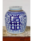 Near Pair of Porcelain Blue and White Ginger Jars-5. Asian & Chinese Furniture, Art, Antiques, Vintage Home Décor for sale at FEA Home