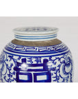 Near Pair of Porcelain Blue and White Ginger Jars-8. Asian & Chinese Furniture, Art, Antiques, Vintage Home Décor for sale at FEA Home
