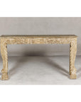 Mughal Style Console Table with Beautiful Carved Foliage