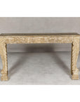 Mughal Style Console Table with Beautiful Carved Foliage