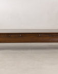 Long side view of the low Chinese elm kang table
