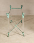 Vintage Empire-Style Bronze and Lucite Console Table Base, additional gallery view 15