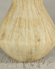 Artisan Ceramic Vase with Textured Drip Glaze and Flared Neck, base detail