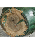 Antique Annamese Green-Glazed Planter with Scalloped Rim and Phoenix Motif-13. Asian & Chinese Furniture, Art, Antiques, Vintage Home Décor for sale at FEA Home