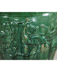 Antique Annamese Green-Glazed Planter with Scalloped Rim and Phoenix Motif-6. Asian & Chinese Furniture, Art, Antiques, Vintage Home Décor for sale at FEA Home