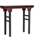 Antique Black and Cinnabar Red Lacquer Wine Table, Late Qing Dynasty-12. Asian & Chinese Furniture, Art, Antiques, Vintage Home Décor for sale at FEA Home