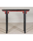 Antique Black and Cinnabar Red Lacquer Wine Table, Late Qing Dynasty-2. Asian & Chinese Furniture, Art, Antiques, Vintage Home Décor for sale at FEA Home