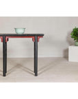 Antique Black and Cinnabar Red Lacquer Wine Table, Late Qing Dynasty-5. Asian & Chinese Furniture, Art, Antiques, Vintage Home Décor for sale at FEA Home