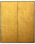 Antique Early 20th-Century Two-Panel Gold-Leaf Byōbu Screen-1. Asian & Chinese Furniture, Art, Antiques, Vintage Home Décor for sale at FEA Home