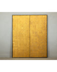 Antique Early 20th-Century Two-Panel Gold-Leaf Byōbu Screen-2. Asian & Chinese Furniture, Art, Antiques, Vintage Home Décor for sale at FEA Home