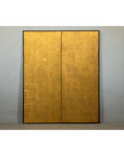 Antique Early 20th-Century Two-Panel Gold-Leaf Byōbu Screen-3. Asian & Chinese Furniture, Art, Antiques, Vintage Home Décor for sale at FEA Home