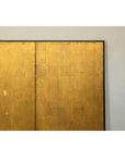 Antique Early 20th-Century Two-Panel Gold-Leaf Byōbu Screen-5. Asian & Chinese Furniture, Art, Antiques, Vintage Home Décor for sale at FEA Home