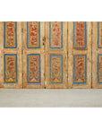 Antique Six-Panel Carved Wooden Screen with Calligraphic Inscriptions-10. Asian & Chinese Furniture, Art, Antiques, Vintage Home Décor for sale at FEA Home