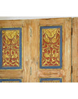 Antique Six-Panel Carved Wooden Screen with Calligraphic Inscriptions-13. Asian & Chinese Furniture, Art, Antiques, Vintage Home Décor for sale at FEA Home