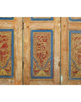 Antique Six-Panel Carved Wooden Screen with Calligraphic Inscriptions-17. Asian & Chinese Furniture, Art, Antiques, Vintage Home Décor for sale at FEA Home